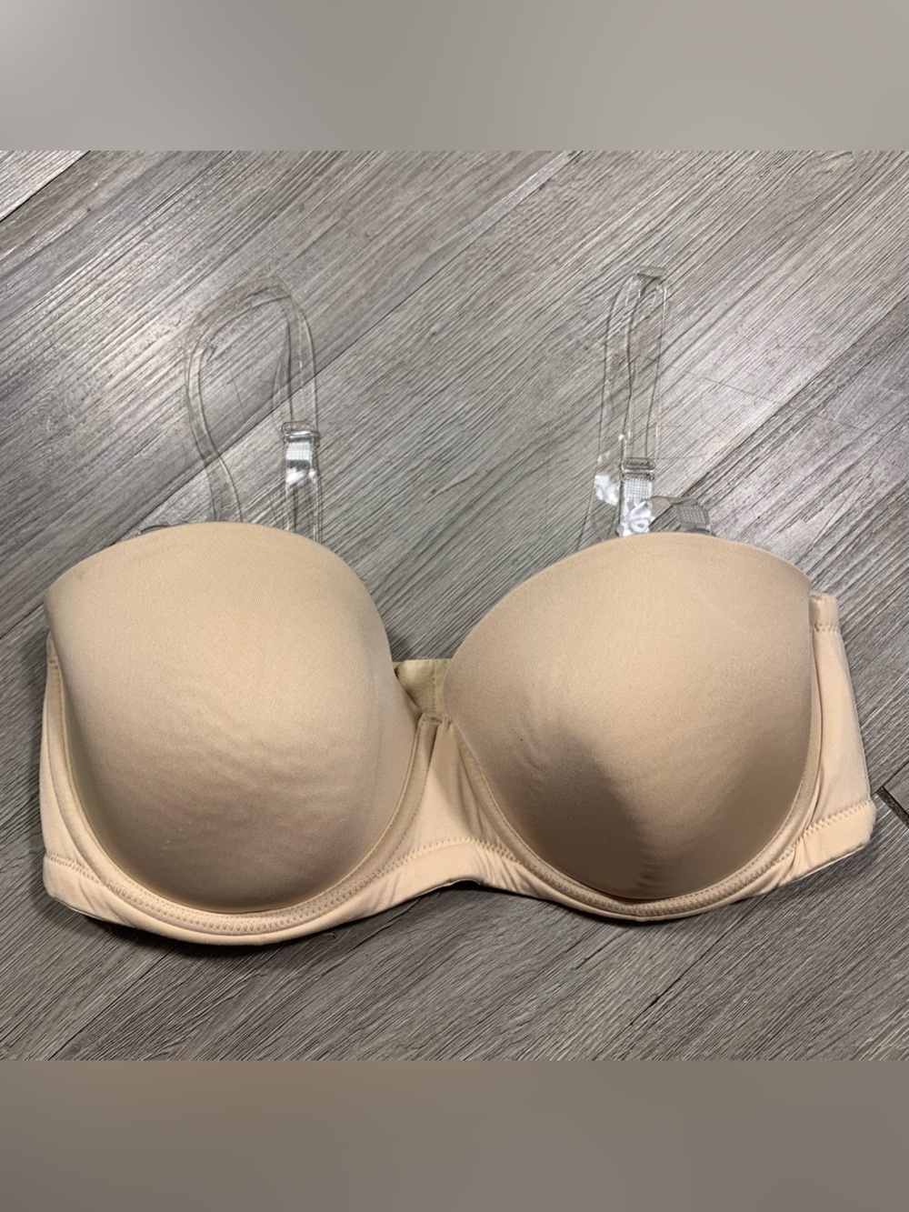 WACOAL * Red Carpet Nude/Beige Full Bust Underwire Strapless Bra 854119 size 36D
